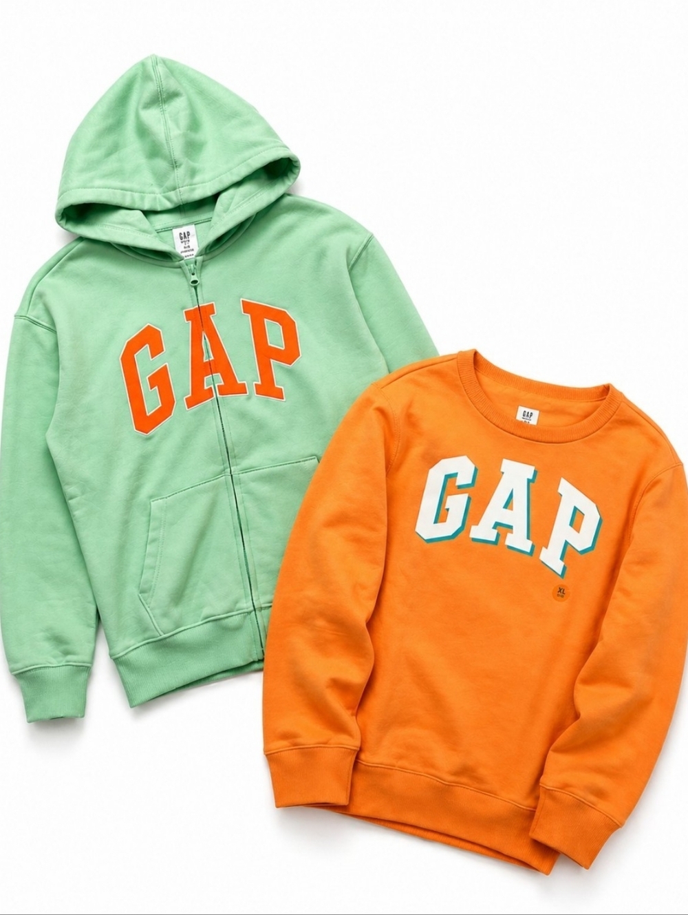 BOYS XL Gap Hoodie & Pullover Logo Sweatshirt 2 PC Lot